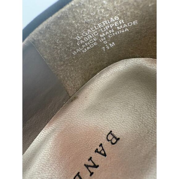 Bandolino Black Pumps 7.5 Minimalist Block Heel Classic Workwear Quiet Luxury - Picture 4 of 8